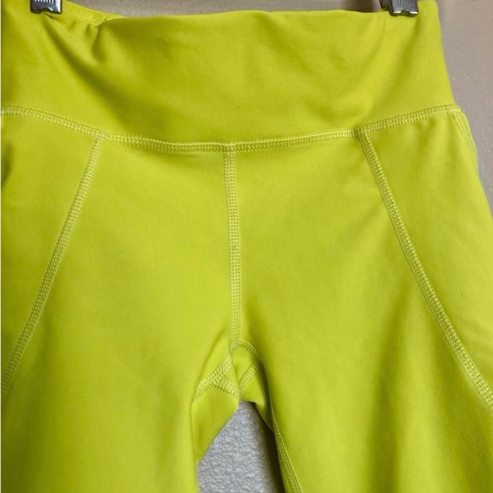 Bright Yellow High-Waisted Leggings
